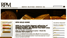 What Rpm-gold.com website looked like in 2018 (5 years ago)