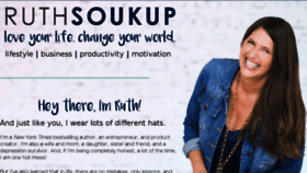 What Ruthsoukup.com website looked like in 2018 (5 years ago)