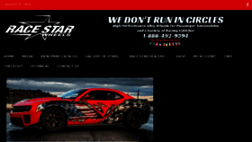 What Racestarindustries.com website looked like in 2018 (5 years ago)