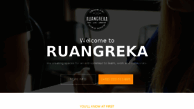What Ruangreka.com website looked like in 2018 (5 years ago)