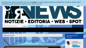 What Ranews.it website looked like in 2018 (6 years ago)