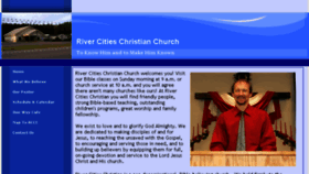 What Rivercitieschristianchurch.com website looked like in 2018 (5 years ago)