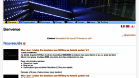 What Raphnet.net website looked like in 2018 (7 years ago)