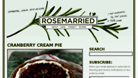 What Rosemarried.com website looked like in 2018 (5 years ago)