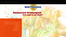 What Restaurant-breitengrad-hamburg.de website looked like in 2018 (5 years ago)