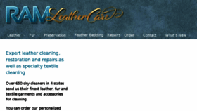What Ramleathercare.com website looked like in 2018 (5 years ago)
