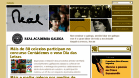 What Realacademiagalega.org website looked like in 2018 (5 years ago)