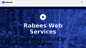 What Rabeeswebservices.com website looked like in 2018 (5 years ago)
