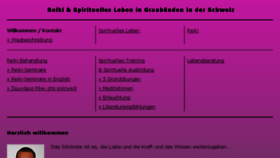 What Reiki-spirituelles-leben.ch website looked like in 2018 (5 years ago)
