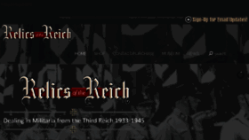 What Relicsofthereich.com website looked like in 2018 (5 years ago)