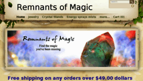What Remnantsofmagic.com website looked like in 2018 (5 years ago)