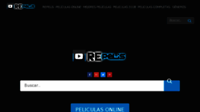 What Repelis.mx website looked like in 2018 (5 years ago)