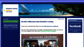 What Reisebuero-cruising.de website looked like in 2018 (5 years ago)
