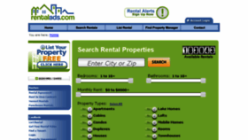 What Rentalads.com website looked like in 2018 (5 years ago)