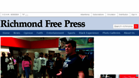 What Richmondfreepress.com website looked like in 2018 (5 years ago)