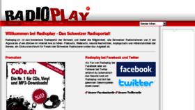 What Radioplay.ch website looked like in 2018 (5 years ago)
