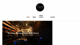 What Rustybike.kitchen website looked like in 2018 (5 years ago)