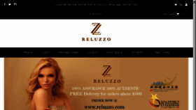 What Reluzzo.com website looked like in 2018 (5 years ago)