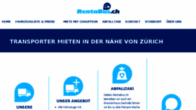 What Rentabus.ch website looked like in 2018 (5 years ago)