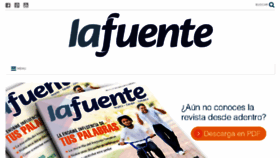 What Revistalafuente.com website looked like in 2018 (5 years ago)