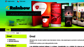 What Rainbow-display.cz website looked like in 2018 (5 years ago)