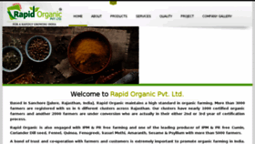 What Rapidorganic.com website looked like in 2018 (5 years ago)