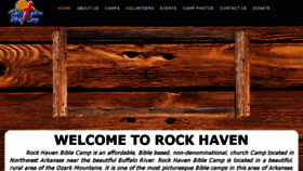 What Rockhavenbiblecamp.org website looked like in 2018 (5 years ago)