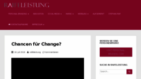 What Raifeleistung.de website looked like in 2018 (7 years ago)