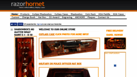 What Razorhornet.com website looked like in 2018 (5 years ago)