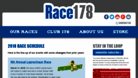 What Race178.com website looked like in 2018 (5 years ago)