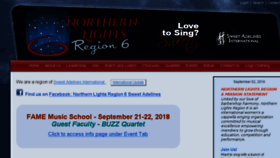 What Regionsix.org website looked like in 2018 (5 years ago)