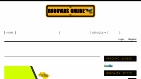 What Rodoviasonline.com.br website looked like in 2018 (5 years ago)