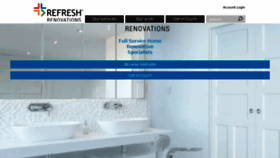 What Refreshrenovations.com.au website looked like in 2018 (5 years ago)