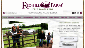 What Redhillfarm.com website looked like in 2018 (5 years ago)