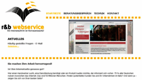 What Rb-webservice.de website looked like in 2018 (6 years ago)