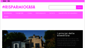 What Risparmioincasa.it website looked like in 2018 (5 years ago)