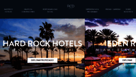 What Rcdhotels.com website looked like in 2018 (5 years ago)