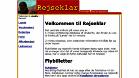 What Rejseklar.dk website looked like in 2018 (5 years ago)