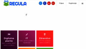 What Regu.la website looked like in 2018 (5 years ago)