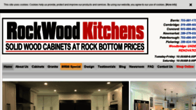 What Rockwoodkitchens.ca website looked like in 2018 (5 years ago)