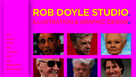 What Robdoyle.co.uk website looked like in 2018 (5 years ago)