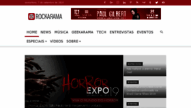 What Rockarama.com.br website looked like in 2018 (5 years ago)
