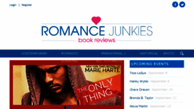 What Romancejunkies.com website looked like in 2018 (5 years ago)