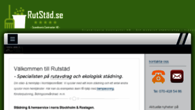 What Rutstad.se website looked like in 2018 (5 years ago)