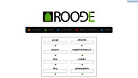 What Roogle.de website looked like in 2018 (5 years ago)