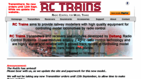 What Rctrains.co.uk website looked like in 2018 (5 years ago)