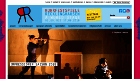 What Ruhrfestspiele.de website looked like in 2018 (5 years ago)