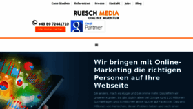 What Rueschmedia.de website looked like in 2018 (5 years ago)