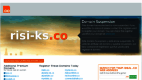 What Risi-ks.co website looked like in 2018 (5 years ago)