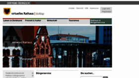 What Rathaus.dortmund.de website looked like in 2018 (5 years ago)